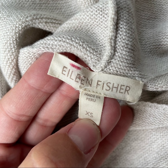 Eileen Fisher cowl neck light weight sweater | size XS - Picture 5 of 5